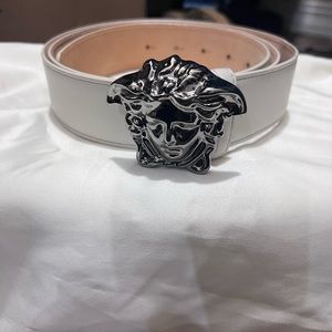 Authentic Versace La Medusa leather belt